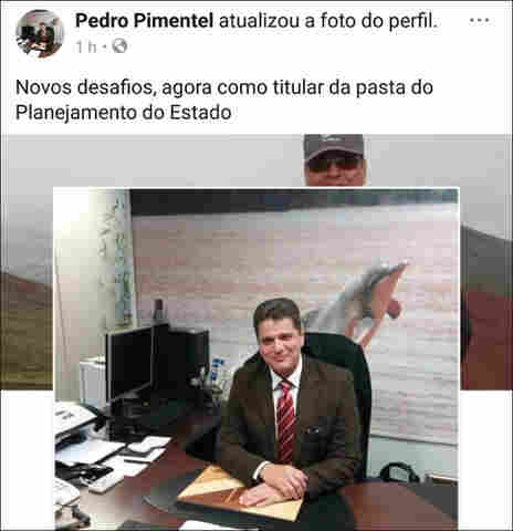 Adjunto anuncia no Facebook que assumiu no lugar de George Braga, na Sepog