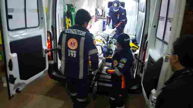 Mulher fica gravemente ferida em acidente na BR-364 em Porto Velho