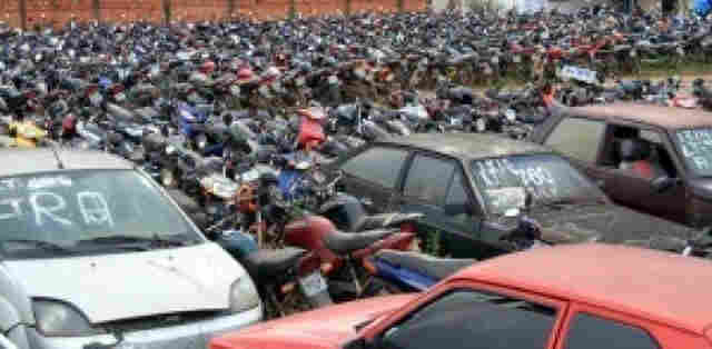 Detran realizará leilão de veículos em Porto Velho, Candeias do Jamari e Itapuã do Oeste