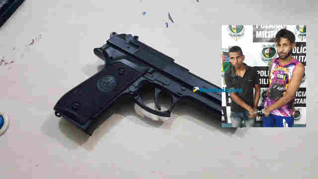 Criminosos são presos após tentarem roubar de celular em parada de ônibus em Porto Velho