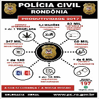 Polícia Civil conclui 90% dos inquéritos instaurados em 2017; Foram registradas quase 250 mil ocorrências