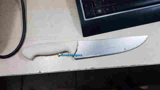 Mulher tenta matar cunhado a facadas em Porto Velho