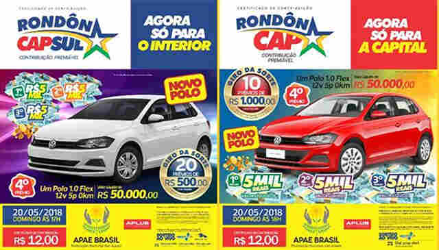 Rondoncap tem agora sorteios exclusivos para a Capital e interior