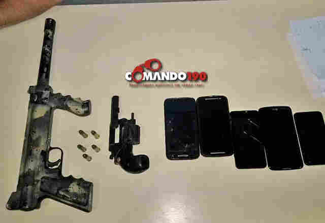 PM prende três foragidos do presídio de Ariquemes com armas e produtos roubados em Ji-Paraná
