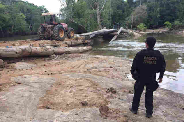 PF combate garimpo de diamantes em terra indígena e diz haver índios Suruís envolvidos no crime