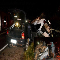 Colisão entre dois veículos mata três pessoas na BR-364