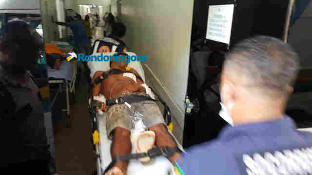 Jovem pede ajuda em condomínio após ser baleado em Porto Velho