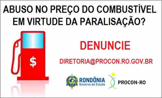 Procon de Rondônia pede para consumidores denunciarem aumento abusivo de combustíveis; MP já investiga