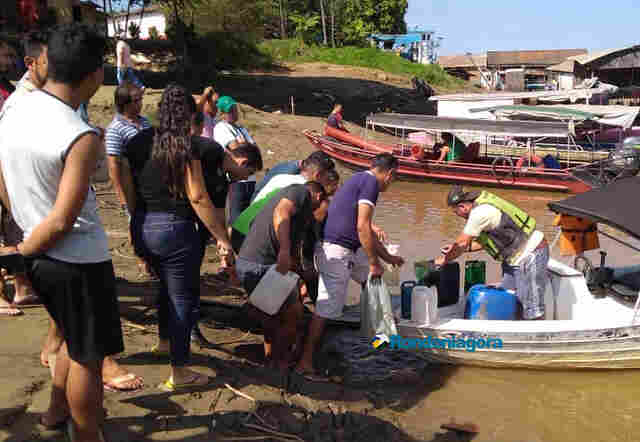 Vídeo exclusivo: Gasolina era vendida a R$ 10 o litro, mas PM acaba com comércio em Porto Velho