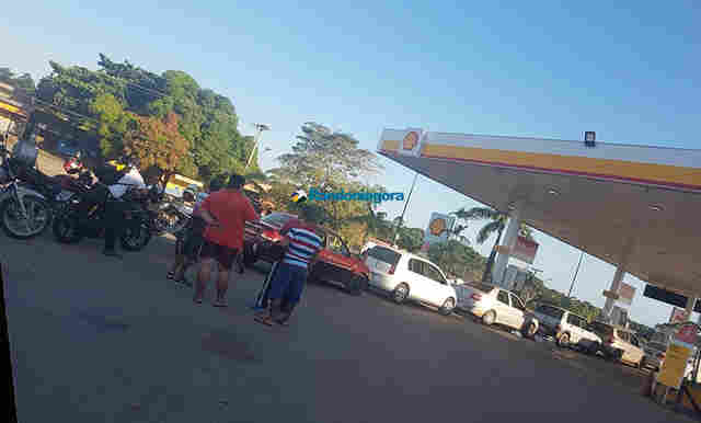 Portovelhense amanhece nas filas de postos neste domingo