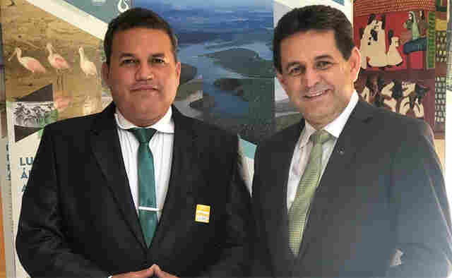 Dirigente do PV em Rondônia discute com ministro pauta ambiental para candidatos ao Governo