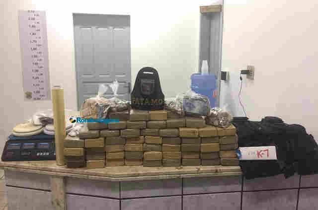 COE prende casal com mais de 60 quilos de maconha e apreende R$ 9 mil em Porto Velho