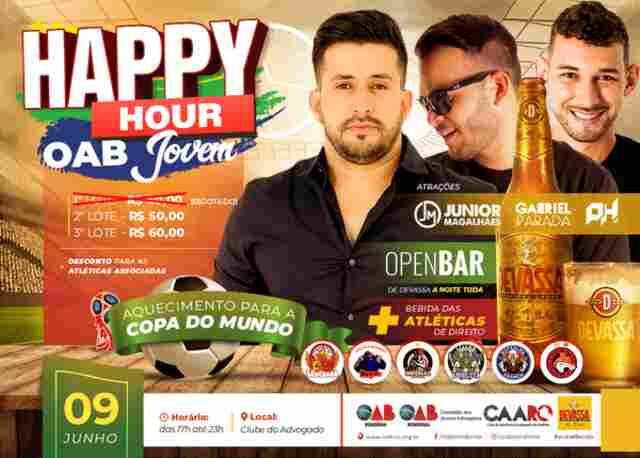 “Happy Hour OAB Jovem” acontece nesse sábado em Porto Velho
