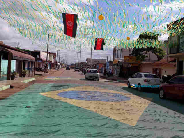 De forma tímida, moradores começam a enfeitar Porto Velho para Copa do Mundo