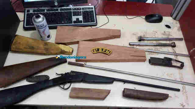 Polícia fecha fábrica de armas clandestina e prende cadeirante em Porto Velho