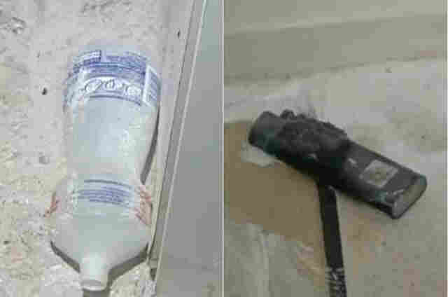 Criminosos arremessam garrafa com álcool em chamas em quintal de mulher cadeirante