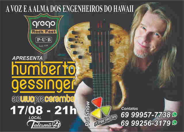 Plotagem de carro neste sábado garante ingresso para o show do Humberto Gessinger