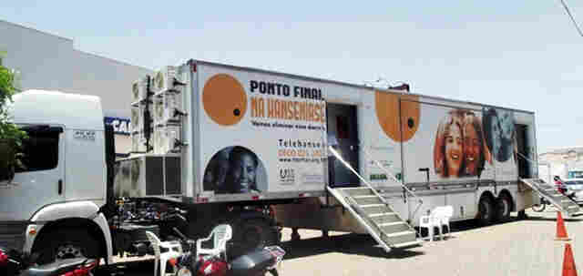 Porto Velho recebe carreta da hanseníase nessa segunda para realização de exames