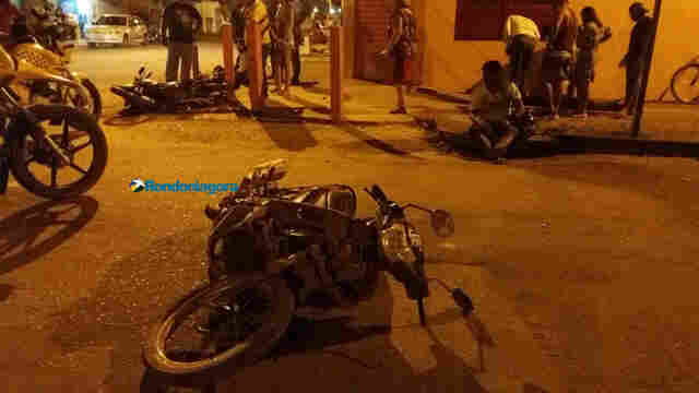 Motociclista embriagado avança preferencial e é atingido por mototaxista na Capital