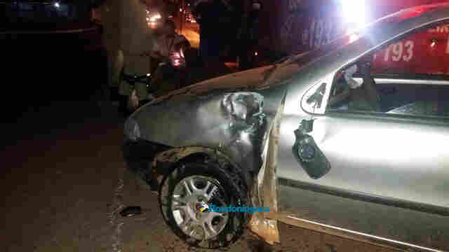 Motociclista fica ferido ao bater em carro que avançou preferencial em Porto Velho