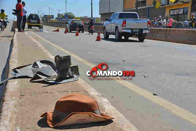 Idoso morre atropelado por caminhonete na BR-364