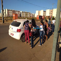 Fotos: Usuários sofrem em paradas; taxistas aproveitam e faturam com compartilhado durante a greve