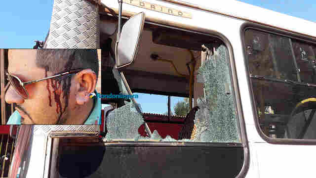 Motorista de ônibus fica ferido após confusão no trânsito