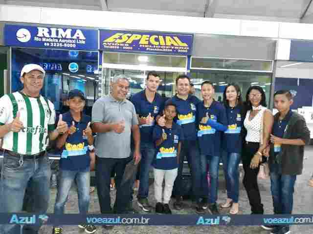 Meninos do Talentos do Futuro embarcam para Rio de Janeiro em nova etapa da peneira do Flamengo
