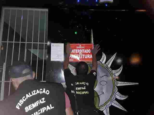 Bar da Zona Leste é interditado durante operação da PM e prefeitura em Porto Velho