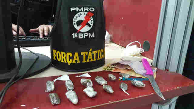 Adolescentes são flagrados vendendo drogas na Zona Norte da Capital