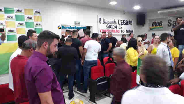 Confusão na convenção do MDB em Porto Velho