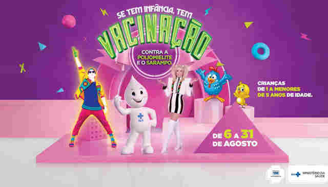 Em Rondônia, 105 mil crianças devem receber vacina contra a pólio e sarampo