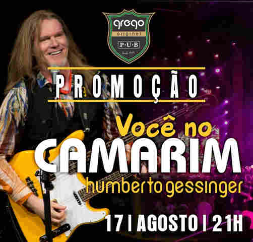 Grego Original lança promoção “Você no Camarim com Humberto Gessinger”; veja como participar