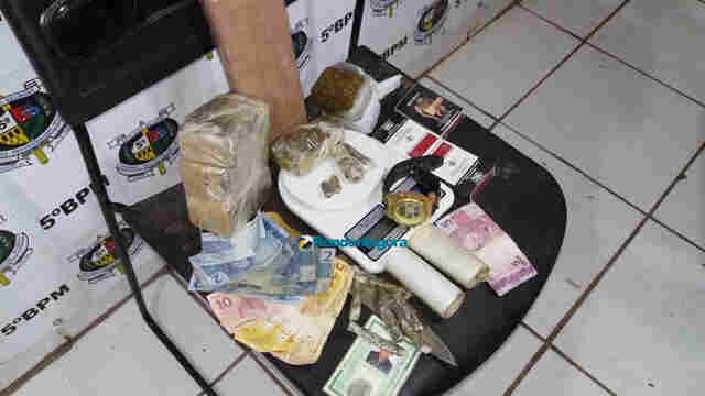 Após denúncias, PM captura menor e comparsa com grande quantidade de maconha na Zona Leste