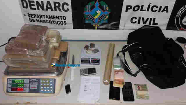 Denarc prende casal com mais de dez quilos maconha em Porto Velho