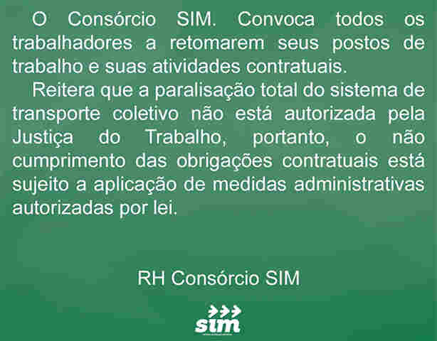 Convocação Consórcio Sim