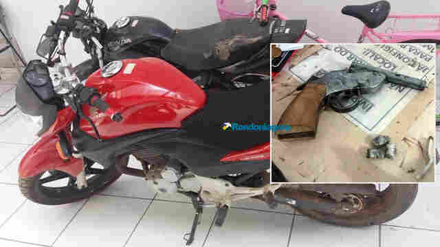 Apenado monitorado por tornozeleira é preso armado e com moto roubada em Porto Velho