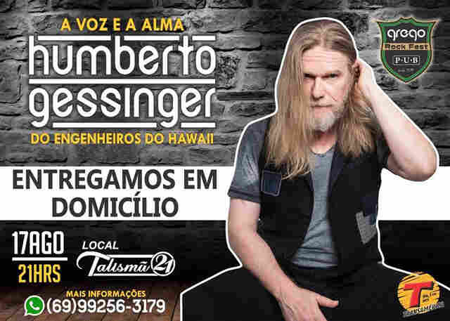 Ganhe ingressos para o show do Humberto Gessinger nesta sexta-feira, em Porto Velho