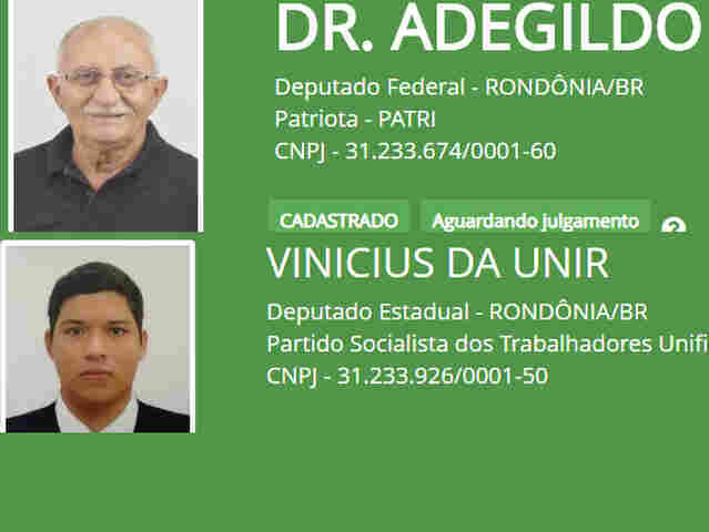 Partidos registraram 569 candidatos em Rondônia; saiba quem são