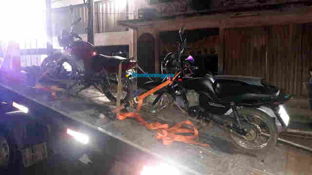 Ao ser preso com moto com placa e chassi adulterados, jovem diz que trocaria veículo por droga
