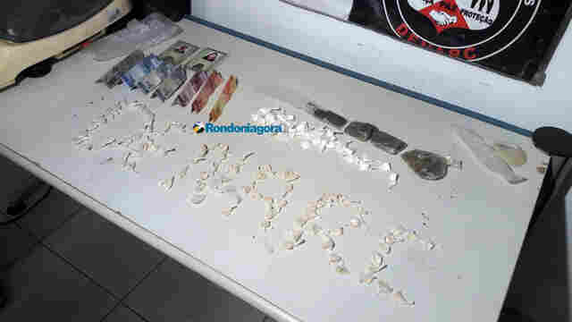 Denarc fecha boca de fumo e prende casal de traficantes em Porto Velho