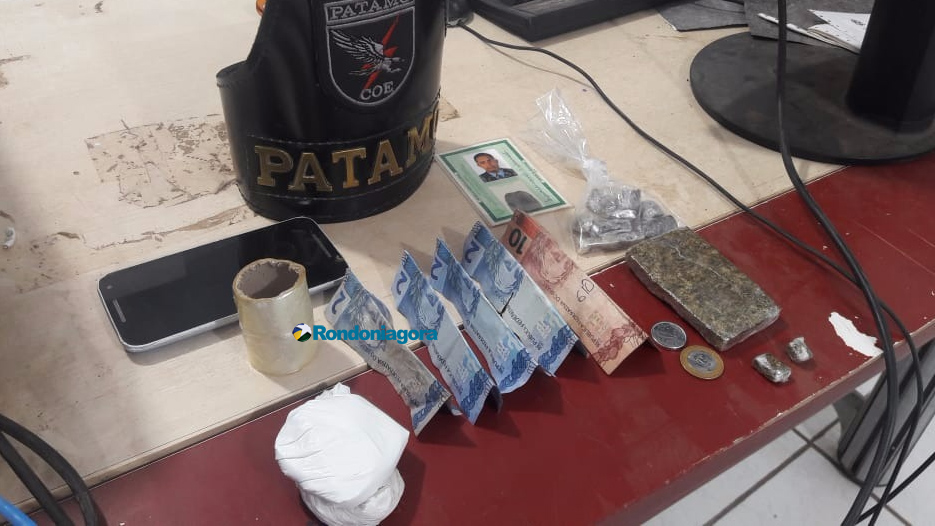 Policiais do Batalhão de Choque prendem três com cocaína e maconha na Zona Leste