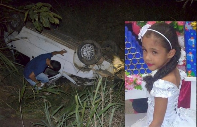 CrianÃ§a de 7 anos morre em acidente na BR-364