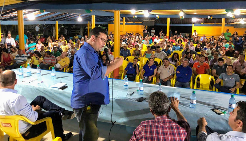 Ezequiel Júnior reúne multidão em Machadinho durante lançamento de candidatura a reeleição