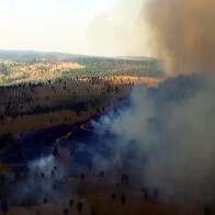 Vídeo: Incêndio já destruiu 2 mil hectares de reserva ambiental em Rondônia; Fogo continua