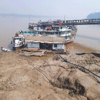 Rio Madeira chega a 2,42 metros, nível mais baixo registrado neste ano em Porto Velho