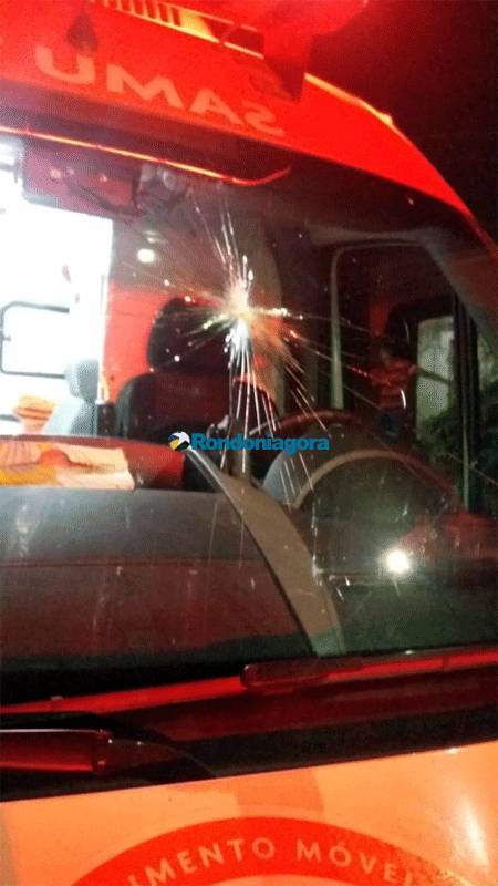 Homem é preso após apedrejar ambulância do Samu na Capital