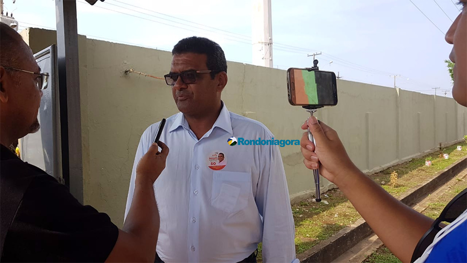 Vídeo ao vivo: Pimenta de Rondônia vota em Porto Velho