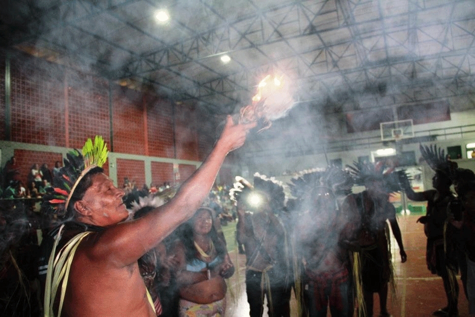 Atletas de 12 aldeias participam dos primeiros Jogos Indígenas de Rondônia