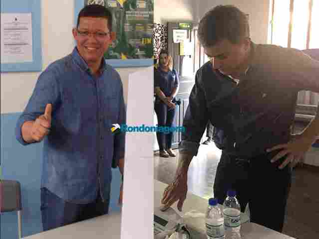 Expedito e Marcos Rocha acompanham apuração em Porto Velho